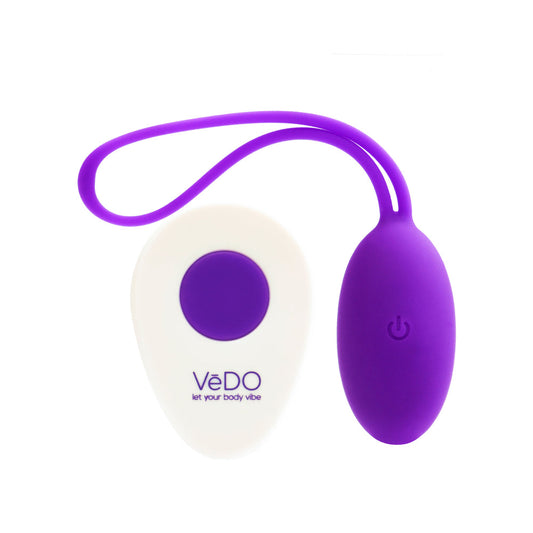 VeDO Peach Rechargeable Egg Vibe Indigo