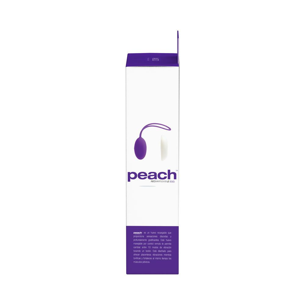 VeDO Peach Rechargeable Egg Vibe Indigo