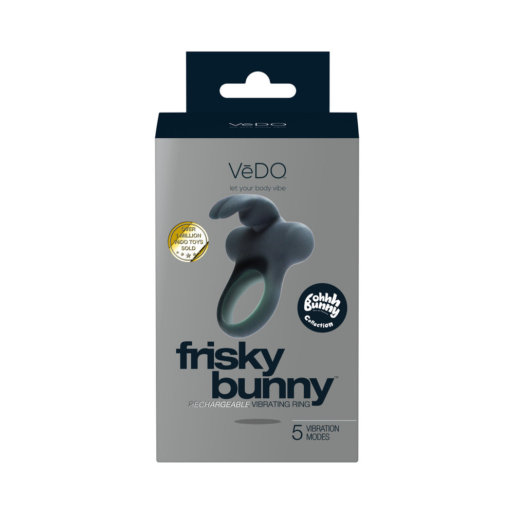 VeDO Frisky Bunny Rechg Vib Ring Pearl