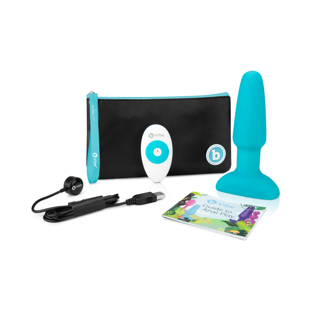 b-Vibe Rimming Anal Plug Teal