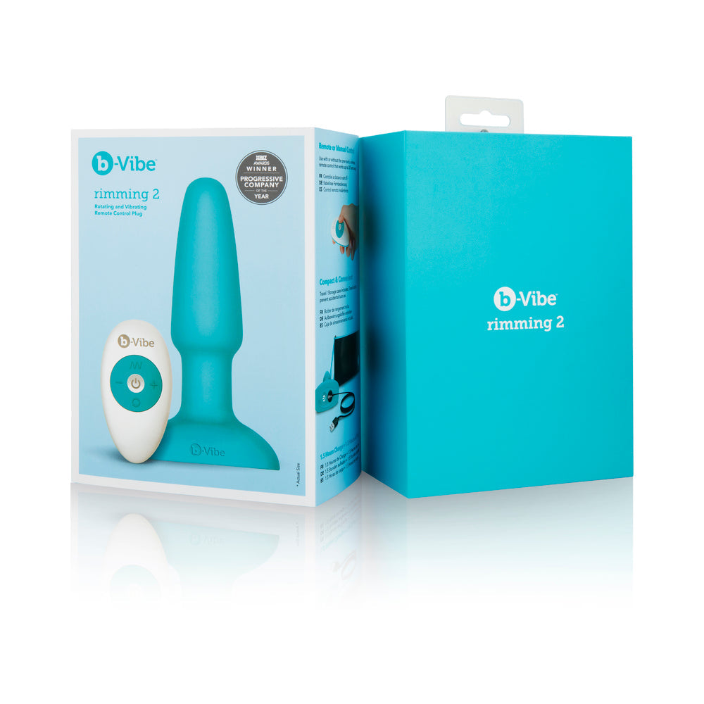 b-Vibe Rimming Anal Plug Teal