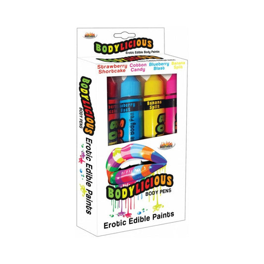 Bodylicious Edible Body Pens 4pk Assorted Flavors