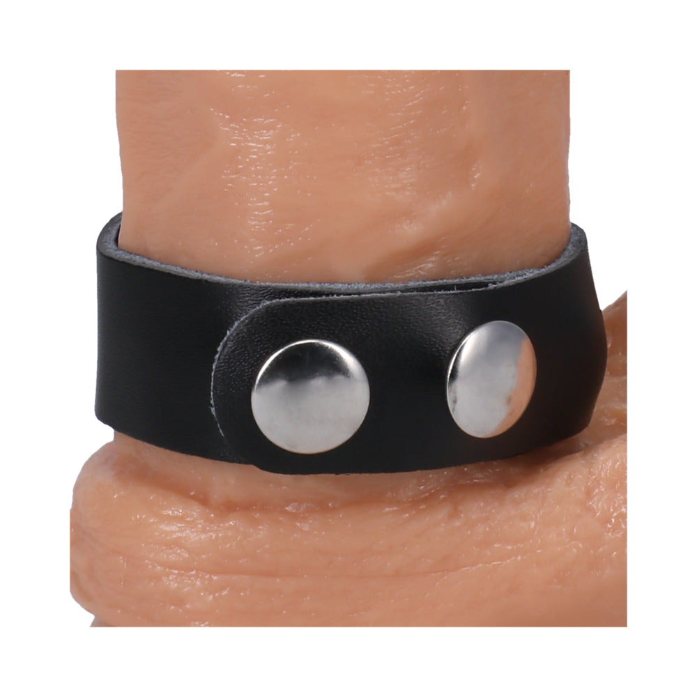 Rock Solid Adjustable 3 Snap Ring (Blk)