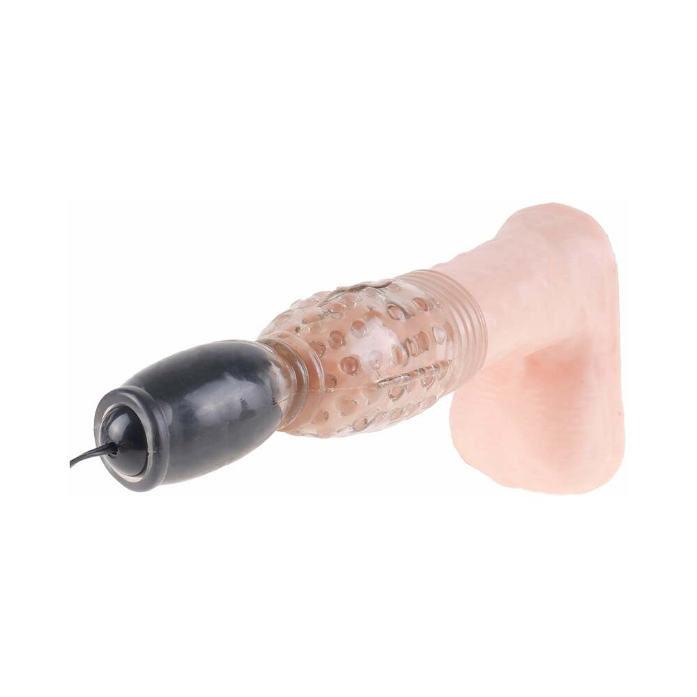 Pipedream Fetish Fantasy Series Vibrating Head Teazer Textured Glans Massager Black/Smoke