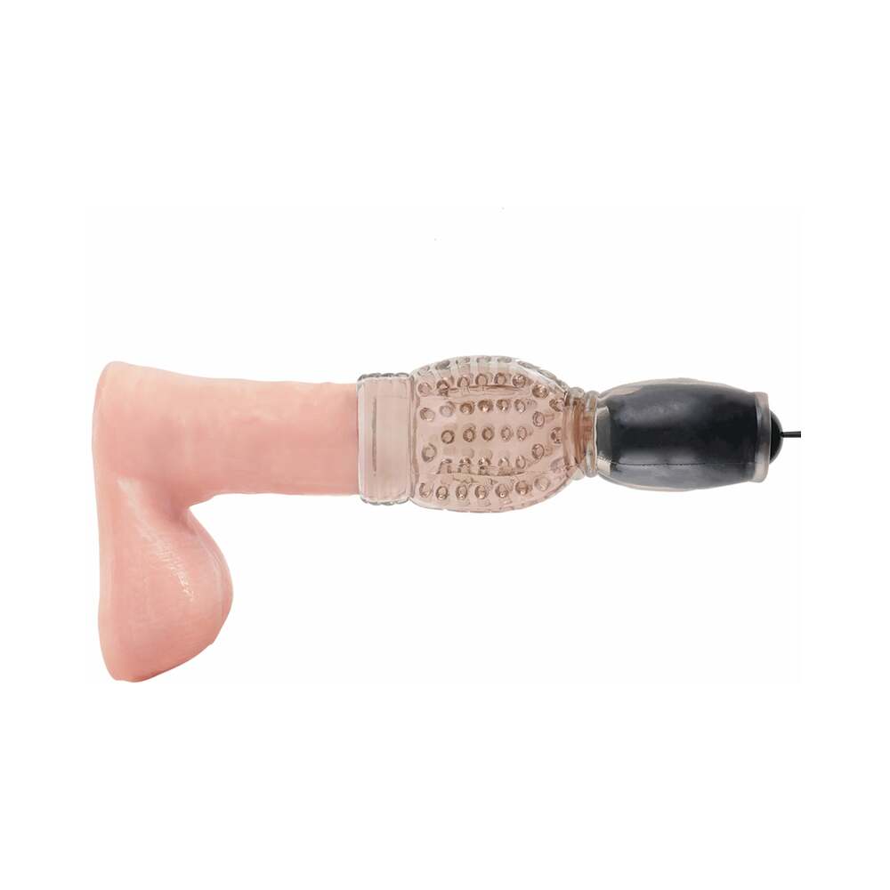 Pipedream Fetish Fantasy Series Vibrating Head Teazer Textured Glans Massager Black/Smoke