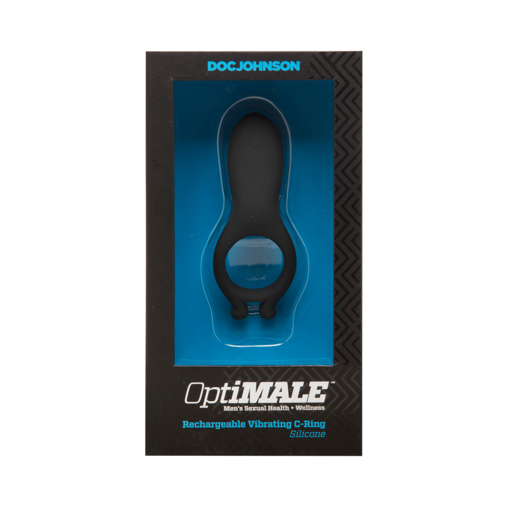 OptiMALE - Rechargeable Vib C-Ring Black