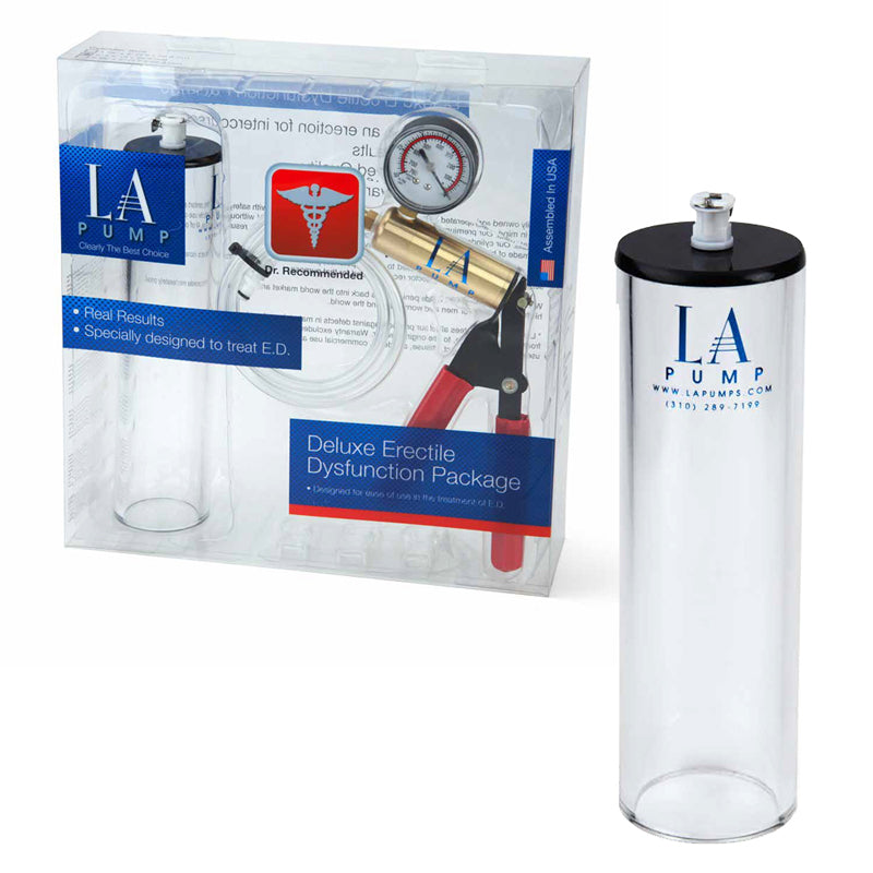 LA Pump Deluxe Erectile Dysfunction Package 2 x 9 in. packaged