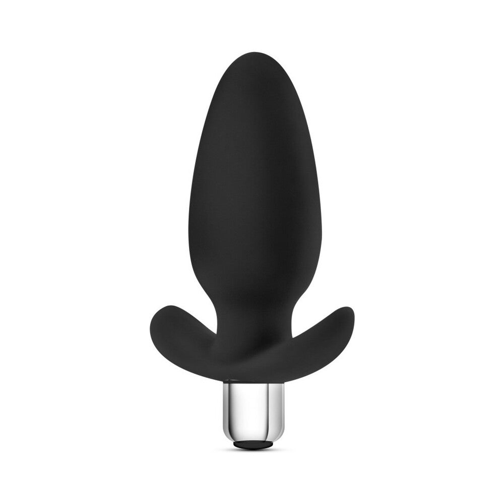 Luxe Little Thumper Vibr Anal Plug Blk