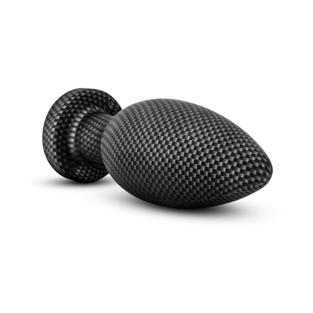Spark Silicone Anal Plug Large Carbon Fiber