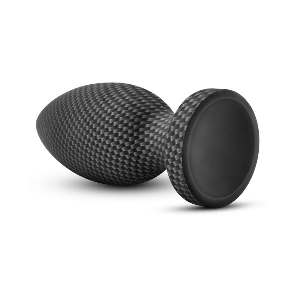 Spark Silicone Anal Plug Large Carbon Fiber