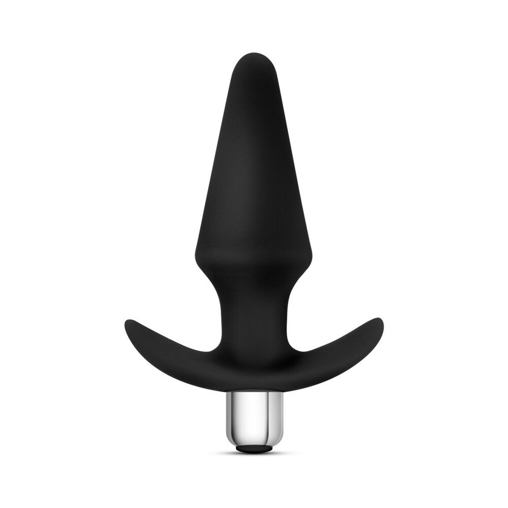 Luxe Discover Vibrating Anal Plug Black