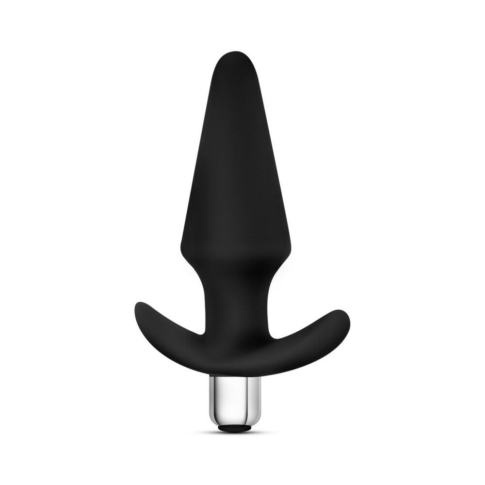 Luxe Discover Vibrating Anal Plug Black