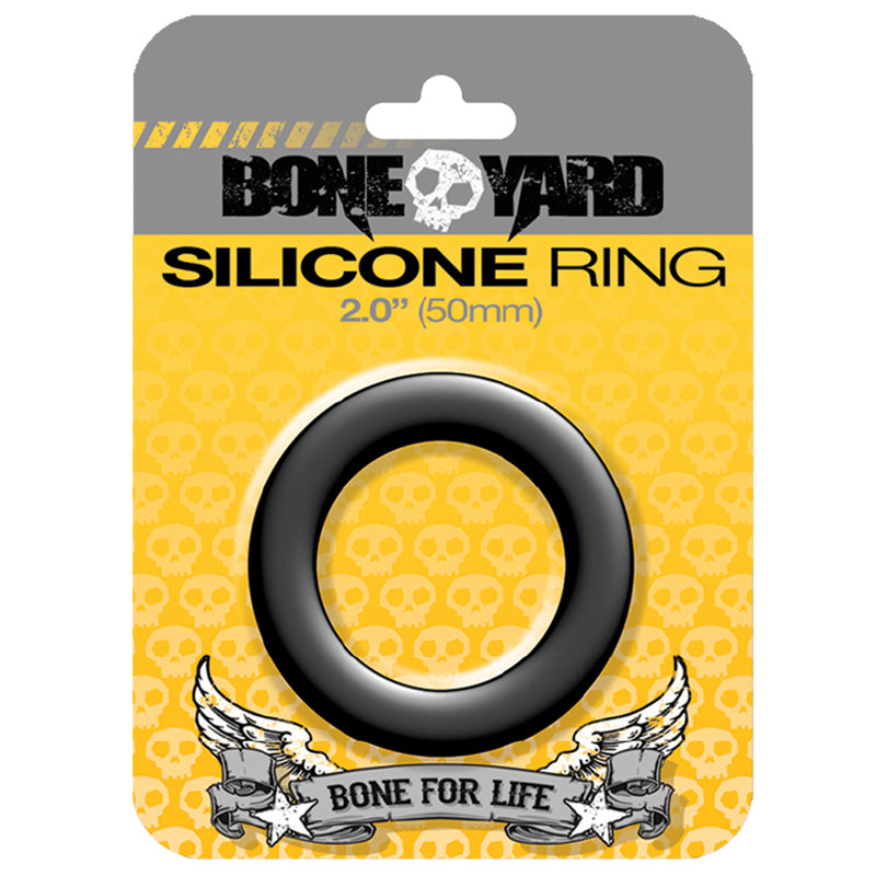 Boneyard Silicone Ring 50mm Black