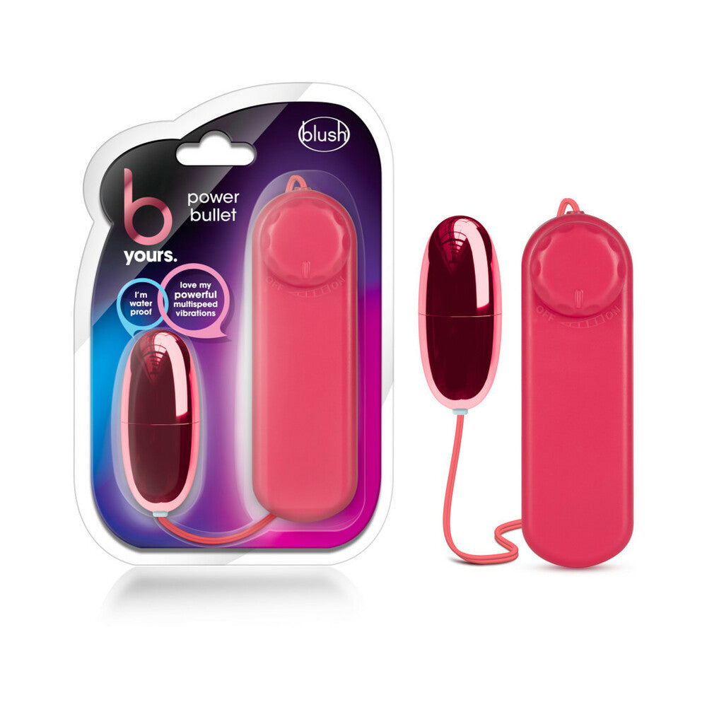 Blush B Yours Power Bullet Remote-Controlled Egg Vibrator Cerise