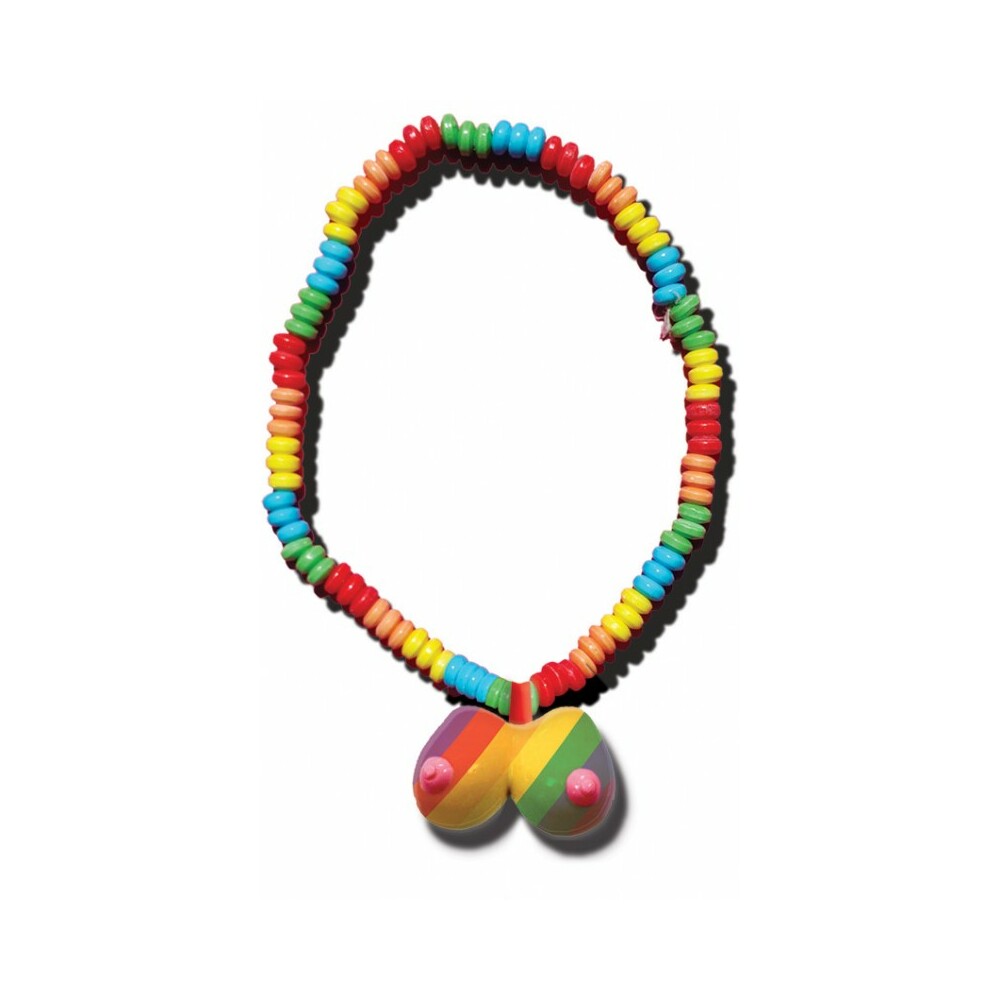 Rainbow Boobie Candy Necklace