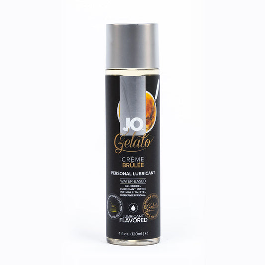 JO Gelato Creme Brulee Flavored Water-Based Lubricant 4 oz.