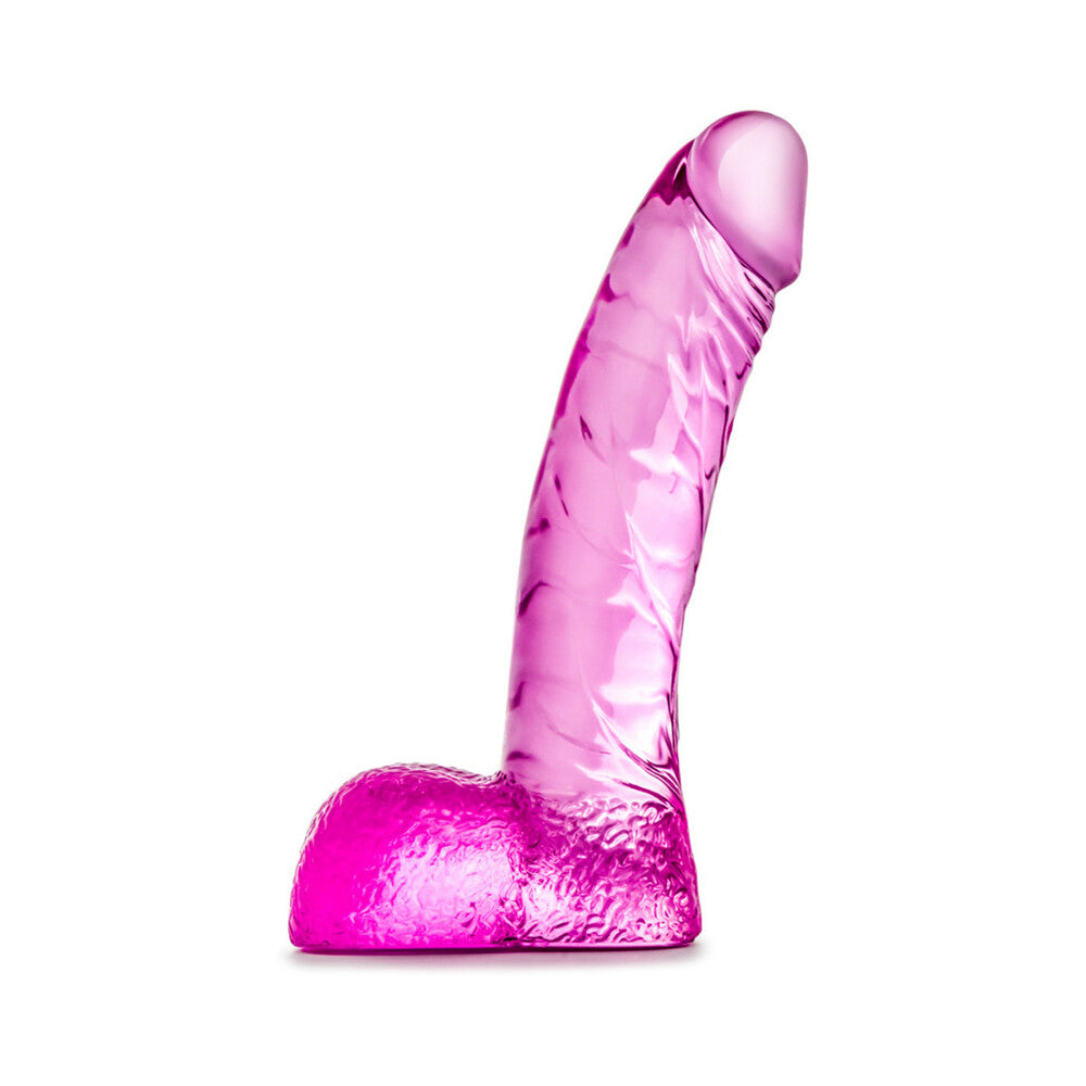 Naturally Yours Ding Dong Realistic 5.5 in. Dildo with Balls Pink
