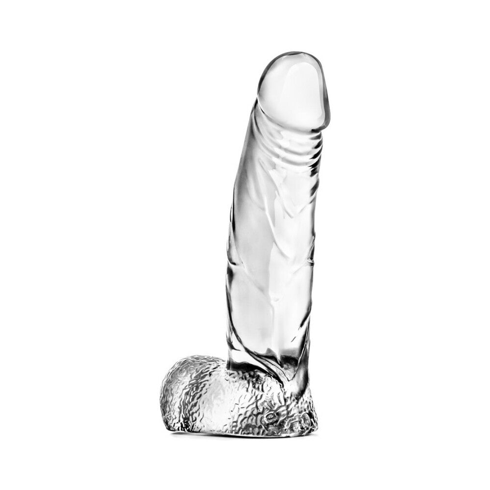 Naturally Yours Ding Dong Realistic 5.5 in. Dildo with Balls Clear