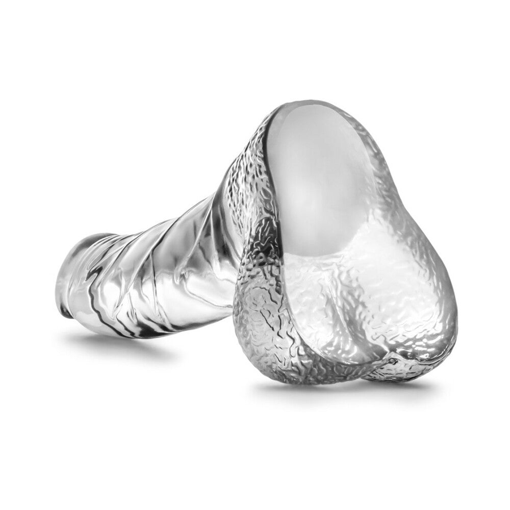 Naturally Yours Ding Dong Realistic 5.5 in. Dildo with Balls Clear