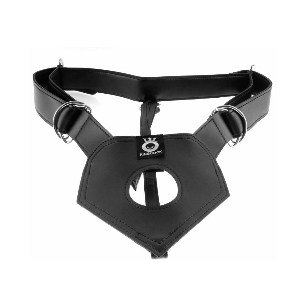 King Cock Play Hard Harness Black