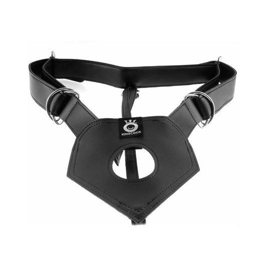 King Cock Play Hard Harness Black