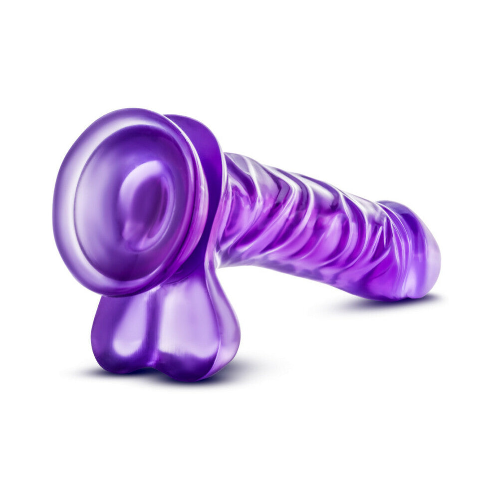 B Yours Basic 8 Realistic 9in Dildo Purp