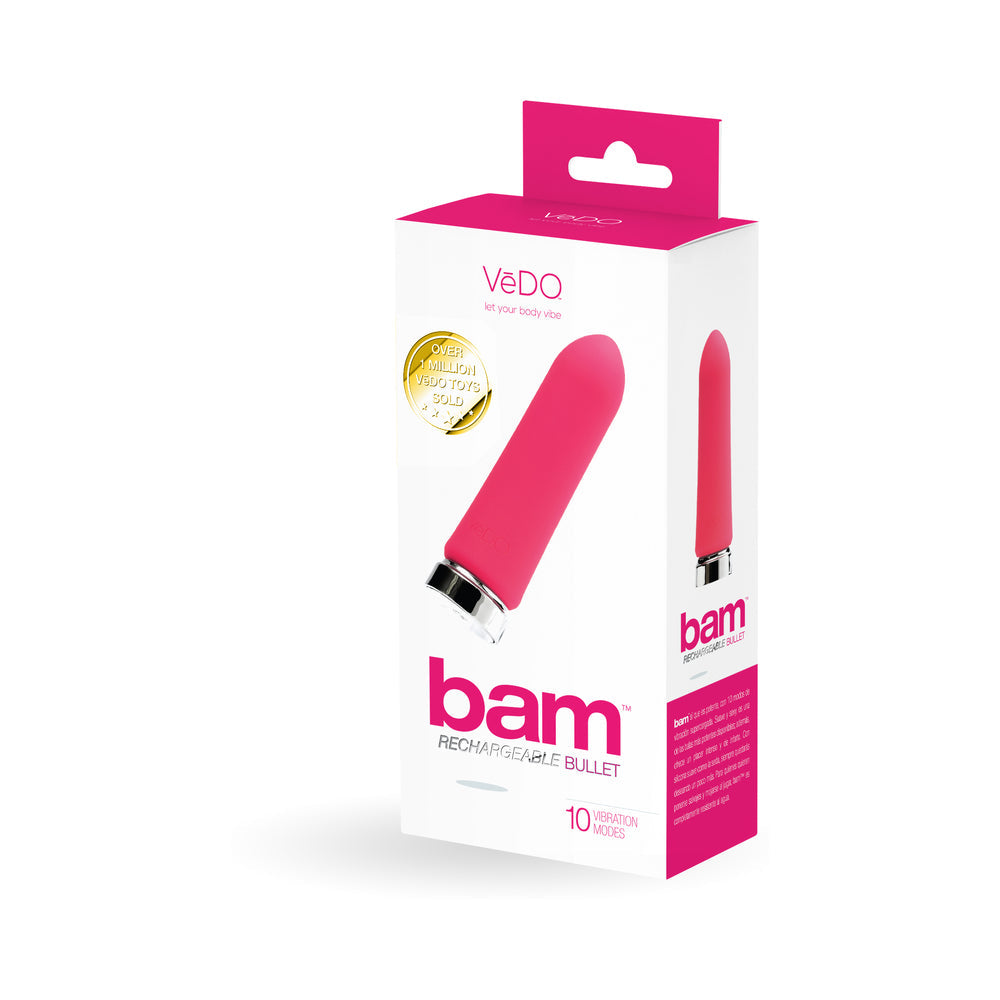 VeDO Bam Rechargeable Bullet - Foxy Pink