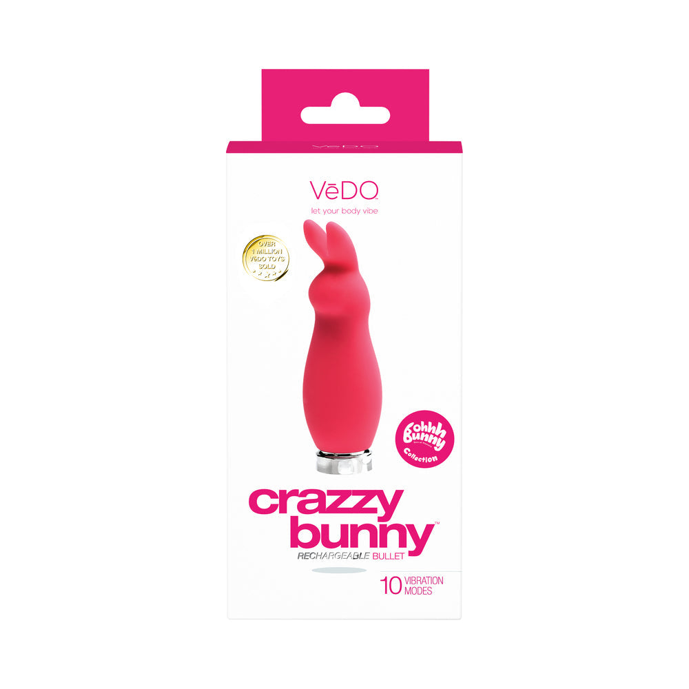 VeDO Crazzy Bunny Recharg Mini Vibe Pink