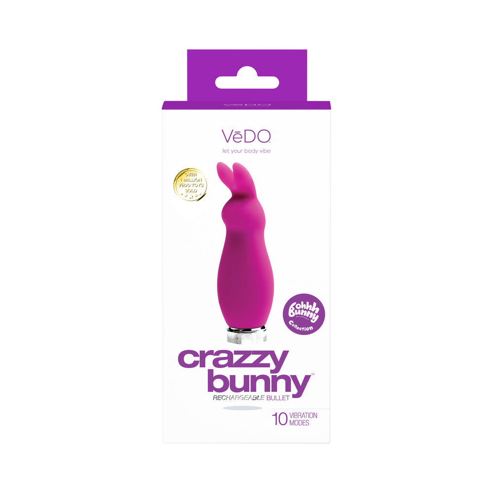 VeDO Crazzy Bunny Recharg Mini Vibe Purp