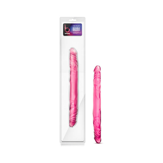 Blush B Yours 14 in. Double Dildo Pink