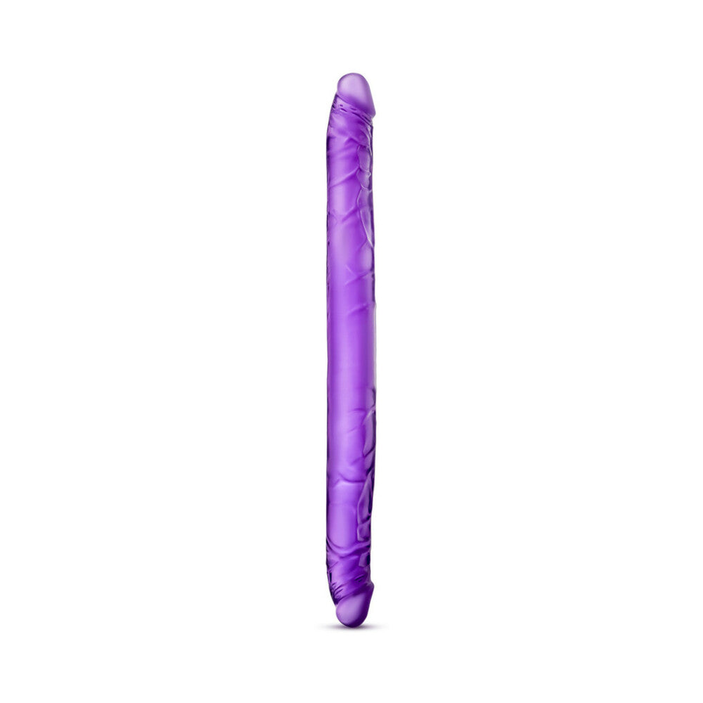 B Yours - Consolador doble morado de 16 pulgadas