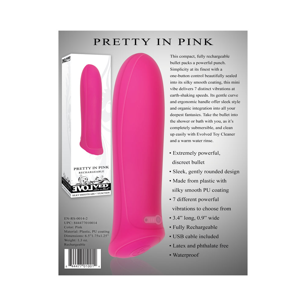 Evolved Pretty in Pink Bullet Vibrator