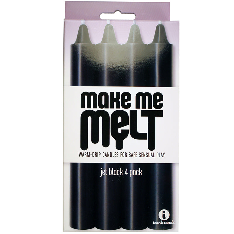 The 9's Make Me Melt Candle Black 4pk