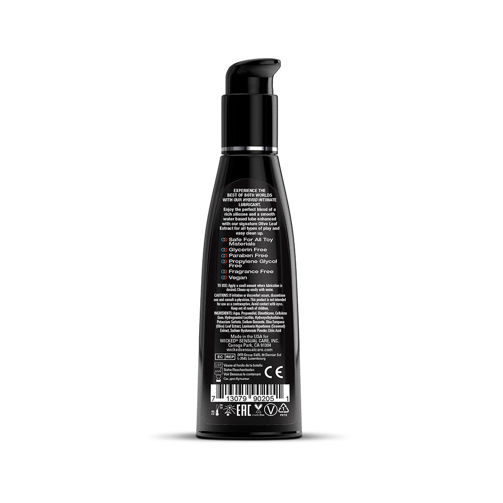 Lubricante híbrido sin fragancia Wicked de 4 oz