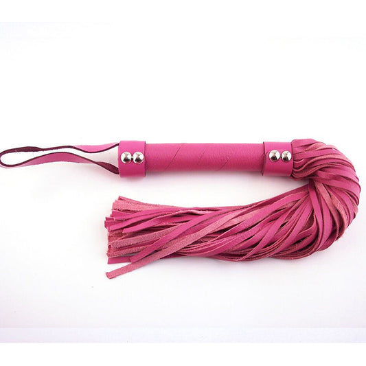 Rouge H-Style Leather Flogger Pink