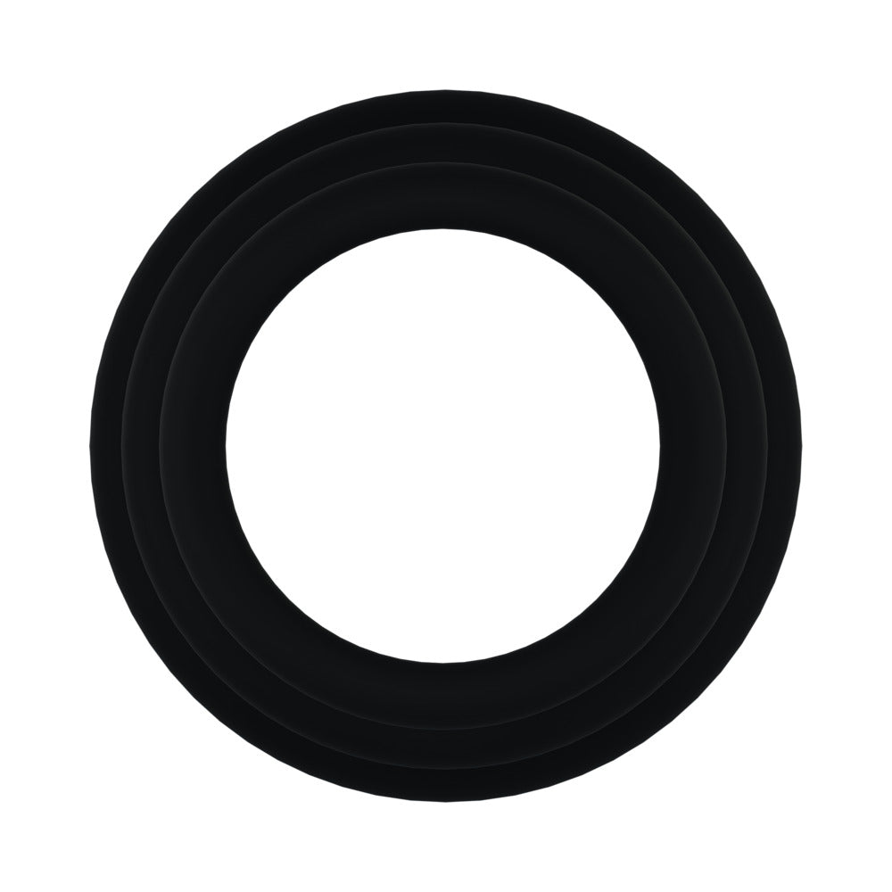 Rock Solid Black Gasket Silicone 3pc Set