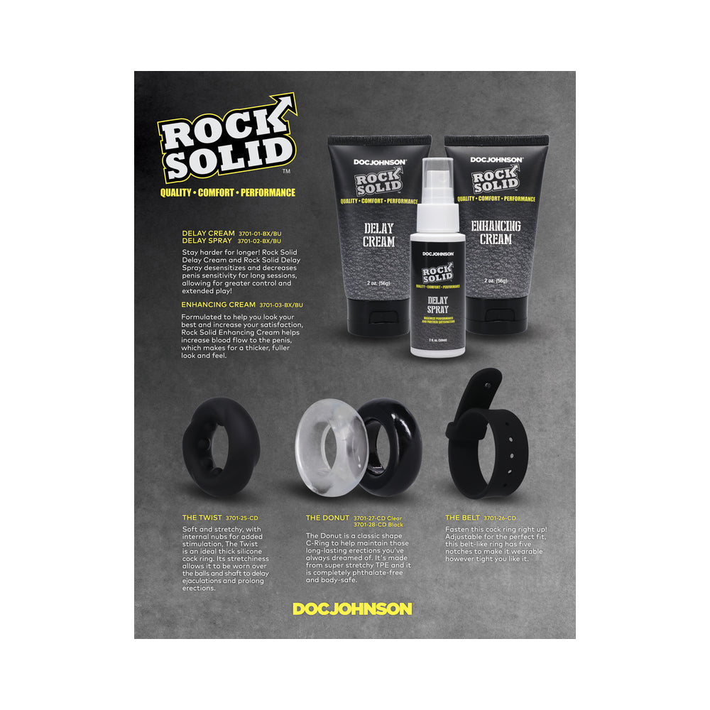 Rock Solid Black Gasket Silicone 3pc Set