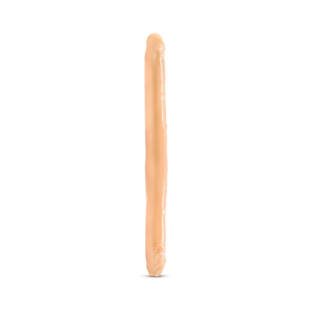 B Yours 16in Double Dildo Beige