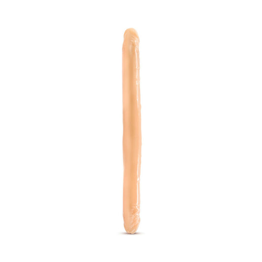 B Yours 16in Double Dildo Beige