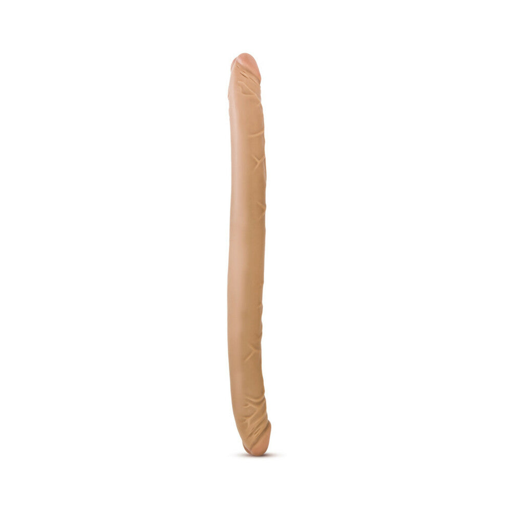 B Yours 16in Double Dildo Tan