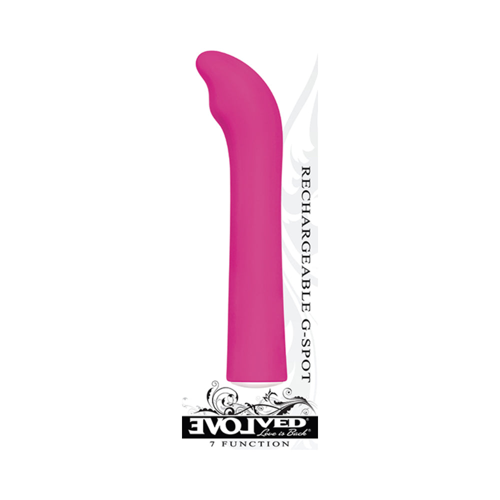 Evolved Recharge G-Spot Vibrator Pink