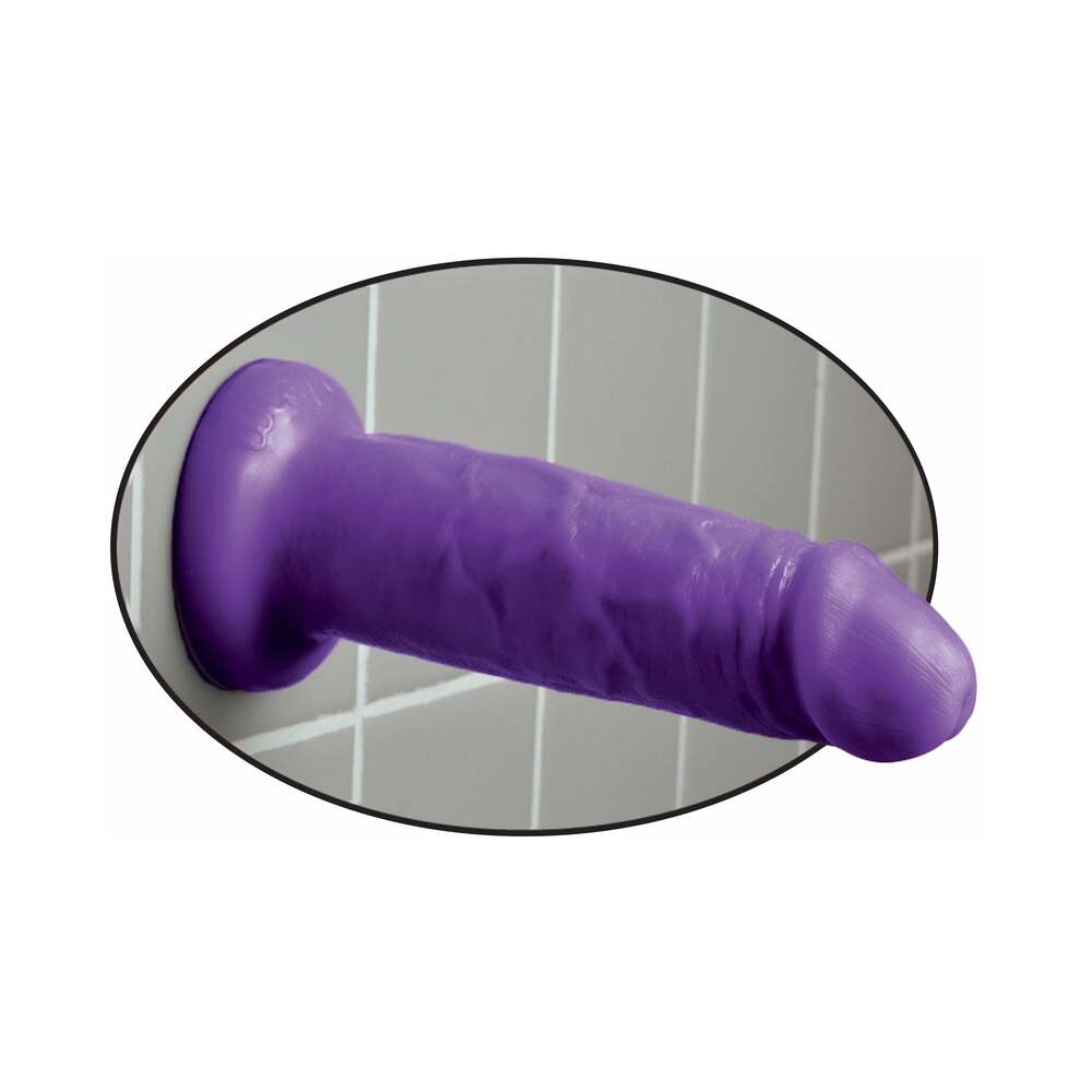 Consolador morado Dillio Chub de 6 pulgadas