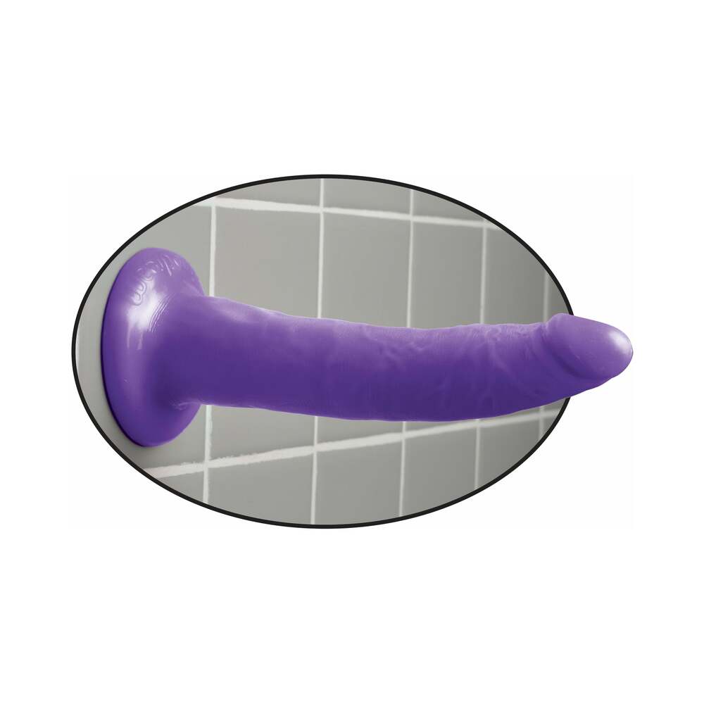 Consolador fino Dillio de 7 pulgadas color morado