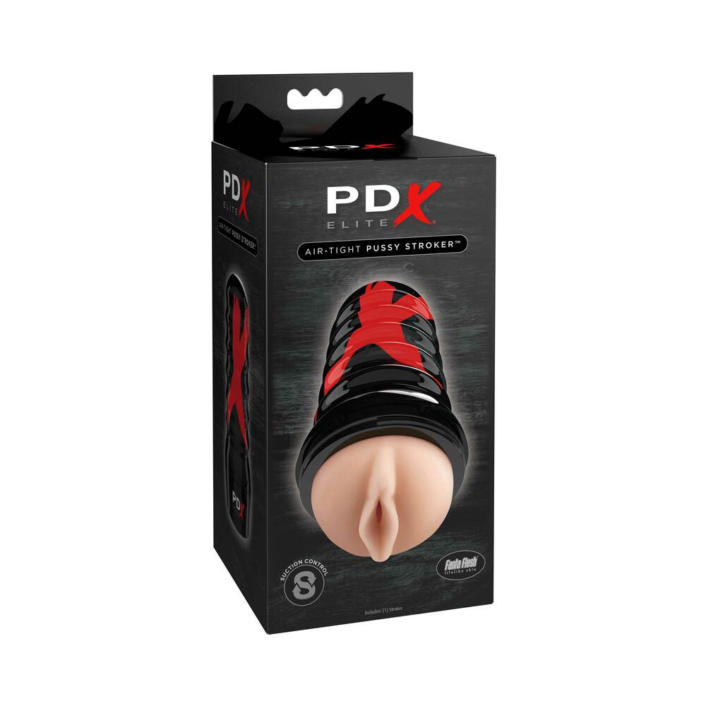 PDX Elite Air Tight Pussy Stroker Beige/Black