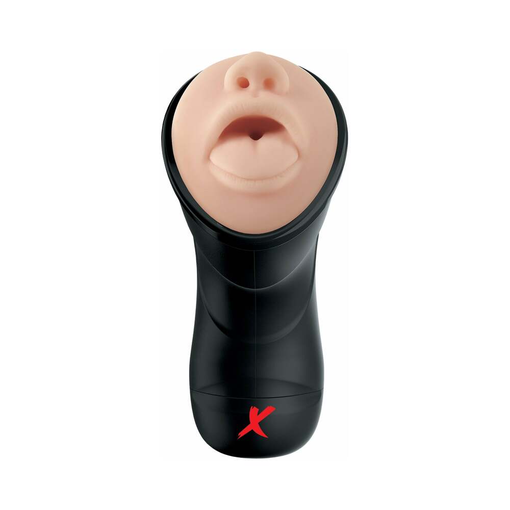 PDX Elite Deep Throat Vibrating Stroker