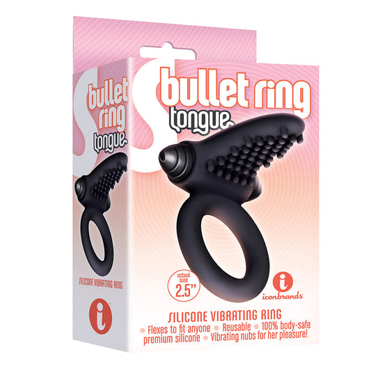 The 9's S-Bullet Ring - Tongue Silicone