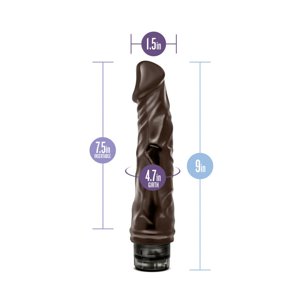 Dr. Skin Vibe 6 Dildo 8.75in Vibrat Brn