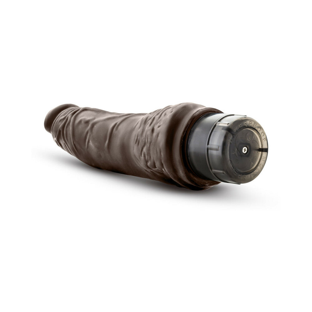 Dr. Skin Vibe 7 Realistic 8.5 in. Vibrating Dildo Brown