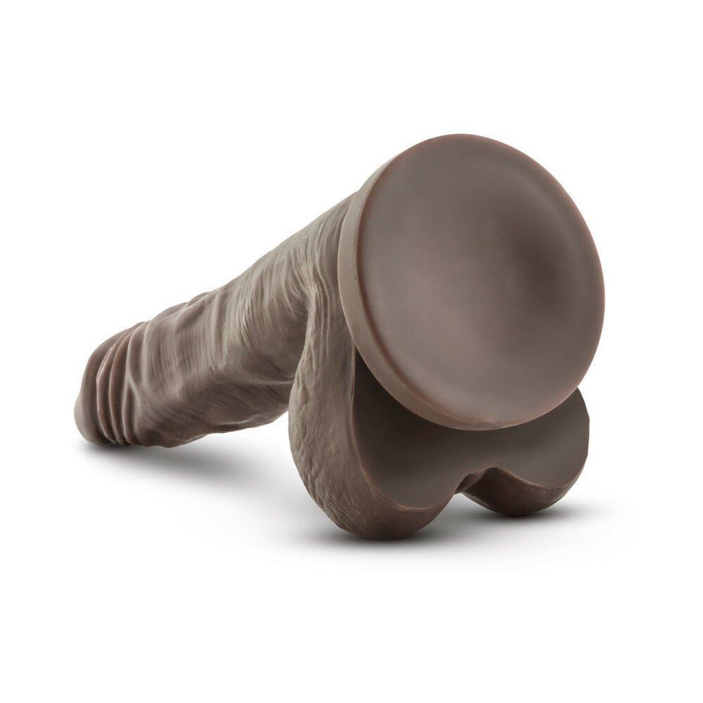 Dr. Skin Stud Muffin 8.5in Dildo Brown