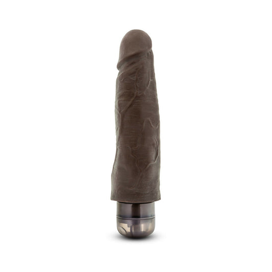 Dr. Skin Vibe 14 Dildo 8in Vibrating Brn